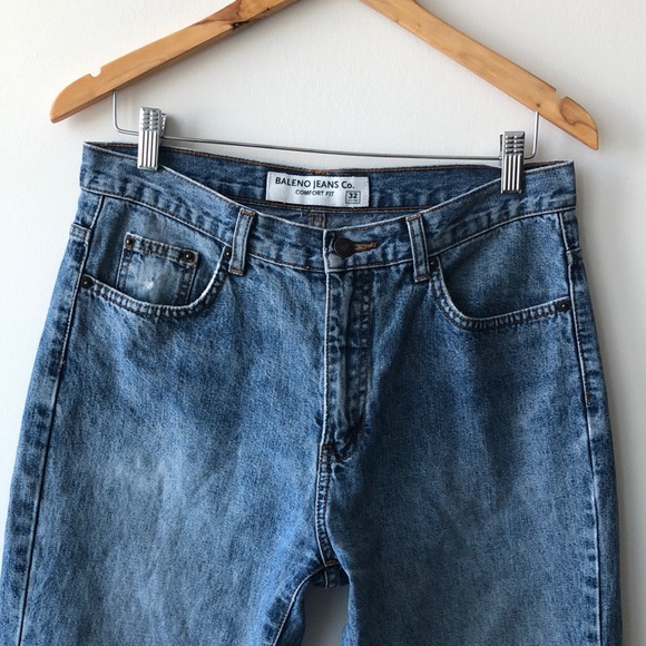 Baleno Plus Size High Waisted Wide Leg Mom Jeans - Picture 1 of 5